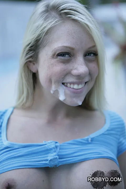 Shawna Lenee: Busty Blonde in Heels Takes Anal Outdoors and Gets a Facial – photo 16 of 16