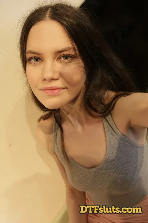 Amanda Clarke: Two Brunettes with Natural Tits Pose for a Threesome Selfie – photo 17 of 20