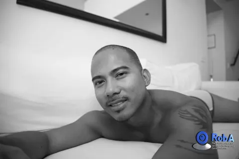 Two Men Strip Naked and Pose Together Nude – photo 14 of 16