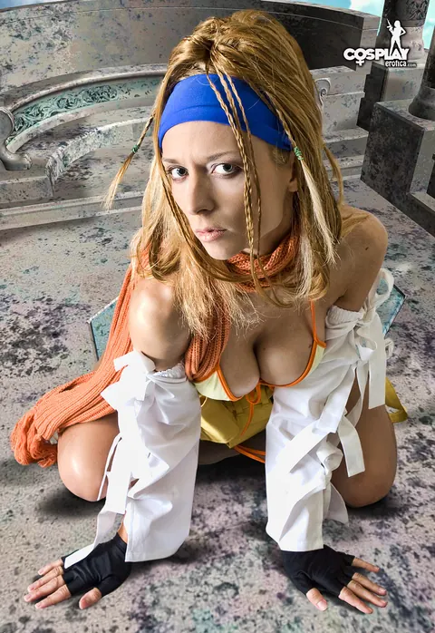 Thick Blonde Strips Off Her Cosplay Skirt and Spreads Her Big Ass – photo 7 of 12
