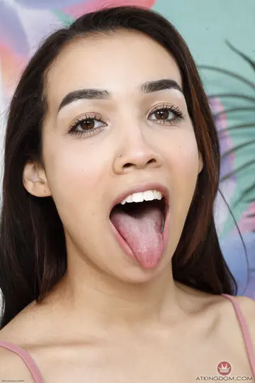 Jackie Rogen – Petite Latina Spreads Her Trimmed Pussy and Shows Piercing