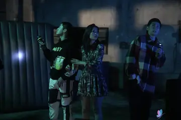 Chinese Woman Rides Him in an Abandoned Building