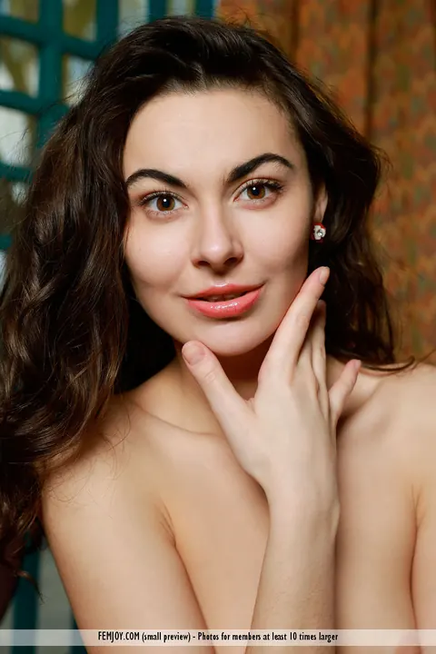 Janelle X: European Brunette Peels Off Her Lingerie – photo 10 of 16