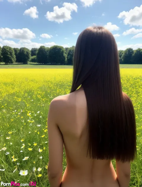 AI-Generated Woman Poses Nude in Open Air – photo 9 of 10