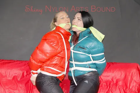 Thick Women in Pigtails Bound and Gagged on a Futon – photo 6 of 16