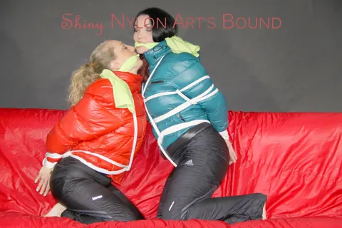 Thick Women in Pigtails Bound and Gagged on a Futon – photo 16 of 16