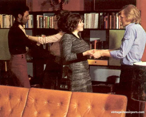 Curly Women Join a Black Man for Wild Interracial Orgy on the Sofa – photo 5 of 9