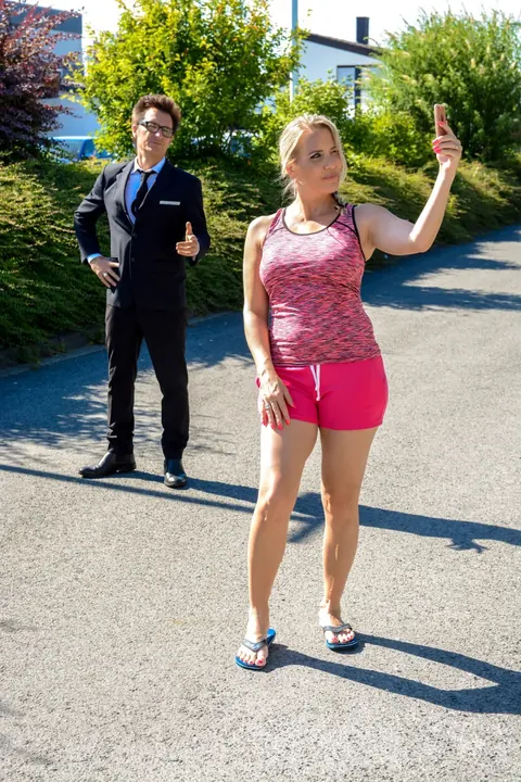 Julia Pink: Busty European MILF Sucks and Fucks Outdoors Before Sauna – photo 1 of 20