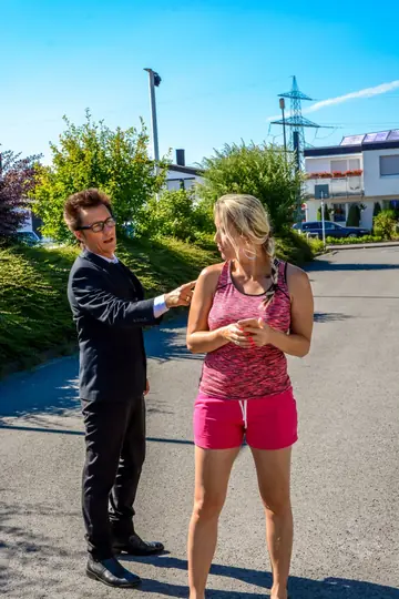 Julia Pink – Busty European MILF Sucks and Fucks Outdoors Before Sauna