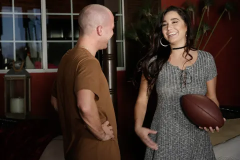 Brad Hart & Karlee Grey: Busty Brunette Gives a Blowjob Before Sex – photo 1 of 18