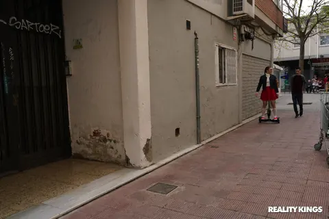 Pamela Sanchez: Slim Redhead MILF Fucks and Gives a Handjob in Public – photo 8 of 21