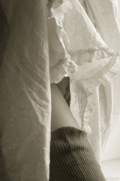 Woman in Stockings Spreads at the Window – photo 5 of 20