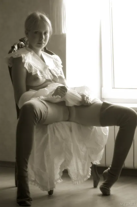 Woman in Stockings Spreads at the Window – photo 20 of 20