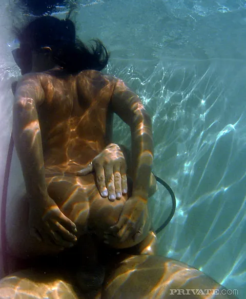 Priva: Busty Thai MILF Sucks Cock Underwater Then Takes Anal Poolside – photo 7 of 16
