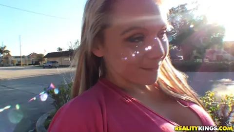 Betty Bang: Thick Blonde in Panties Gets Fucked and Fingered Outdoors – photo 2 of 16