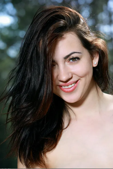 Sivilla: Brunette Strips Out of Her Dress in a Forest Clearing – photo 19 of 21