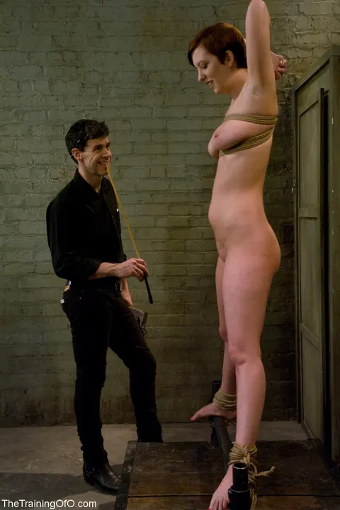 Cherry Torn: Busty Redhead with Short Hair Bound and Fingered in BDSM – photo 5 of 21