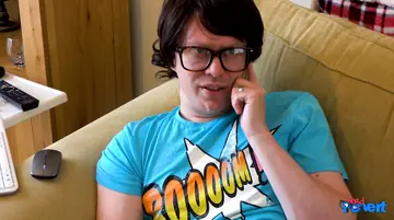 BBW with Black Hair Gives a Blowjob and Titjob