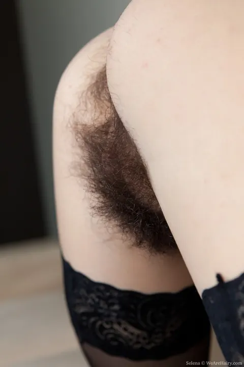Slim Czech Blonde Spreads Her Hairy Pussy in Stockings – photo 14 of 16