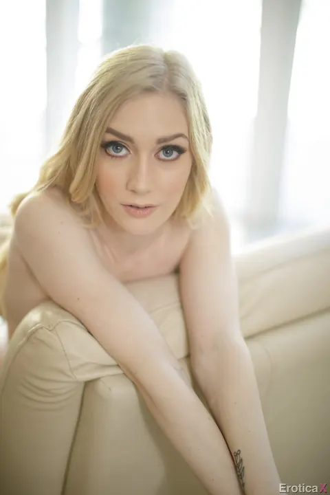 Emma Starletto: Tall Slim Blonde in a Dress Gets Creampied on the Sofa – photo 5 of 21
