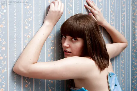 Tattooed Hairy Babe Peels Off Her Vintage Panties – photo 3 of 16