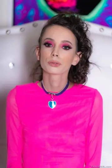 Slim Brunette in High Heels Gets Fucked Doggy Style and Takes a Facial