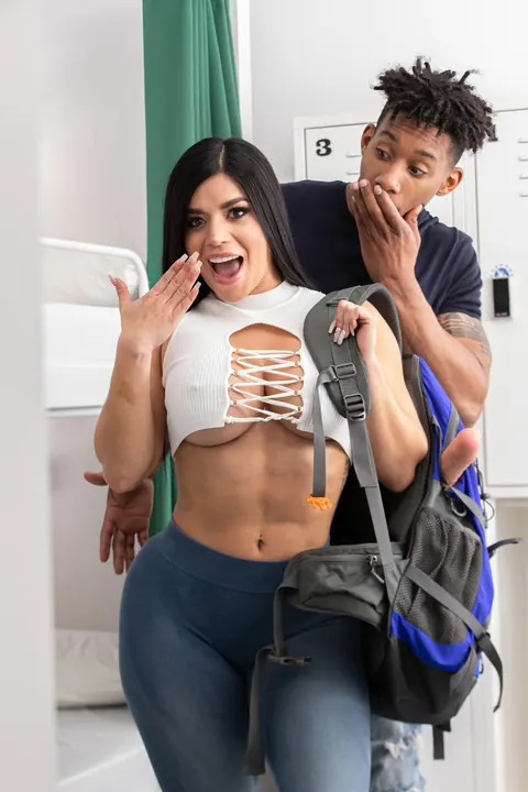 Sara Retali: Busty Athletic Latina Takes Black Cock Cowgirl – photo 10 of 20
