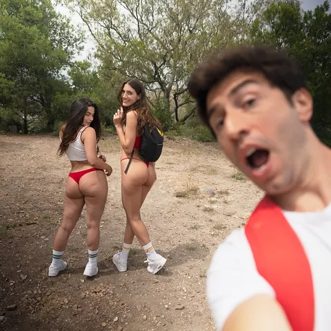 Ariana Van X: Brunette Latina Has Outdoor Threesome Sex – photo 10 of 10