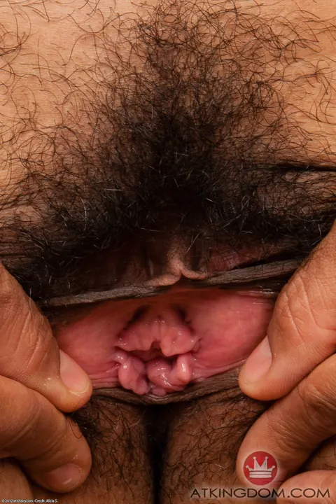 Sofie Taylor: Ebony BBW in Heels Fingers Her Hairy Pussy and Ass – photo 14 of 21