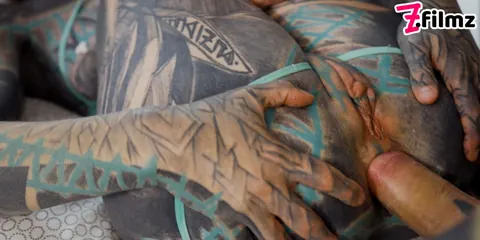 Anuskatzz: Heavily Tattooed Brunette Bound for Anal BDSM Sex – photo 9 of 15