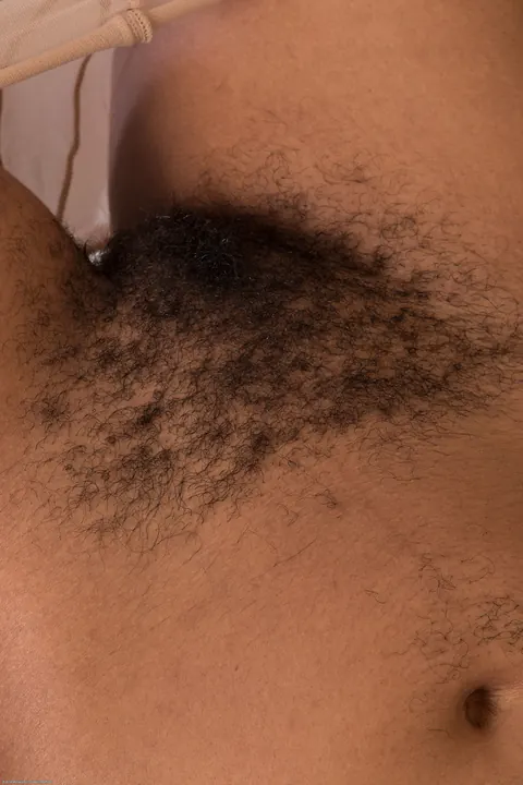 Ryder Cruise: Ebony Brunette in Pantyhose Spreads Her Hairy Pussy – photo 12 of 21