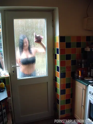 Tall Brunette MILF Sucks and Fucks in Jeans and Shorts