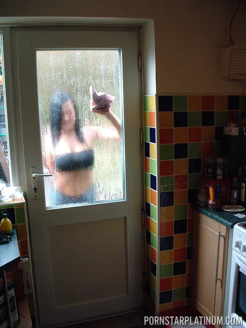 CHANTELLE FOX: Tall Brunette MILF Sucks and Fucks in Jeans and Shorts – photo 1 of 20