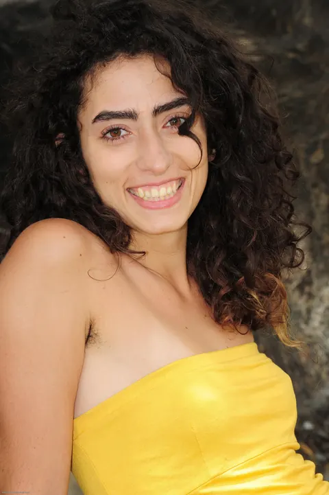 Slim Curly Latina Spreads Her Hairy Pussy on the Grass – photo 2 of 21