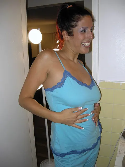 Lavender Rayne: Redhead MILF Shows Her Big Tits in the Bathroom – photo 21 of 21