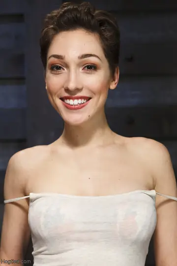 Lily LaBeau – Tall Short-Haired Blonde in Rope Bondage Plays with a Vibrator