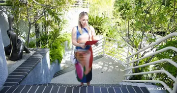 Anna Claire Clouds – Blonde with Natural Tits and Tattoos Bound in BDSM Restraints