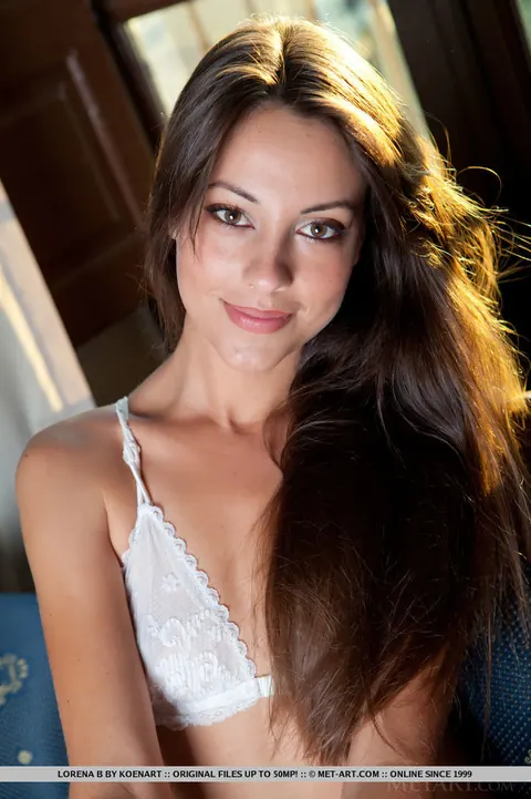 Lorena Garcia: Tall Brunette in Lingerie Spreads Her Hairy Pussy – photo 7 of 18