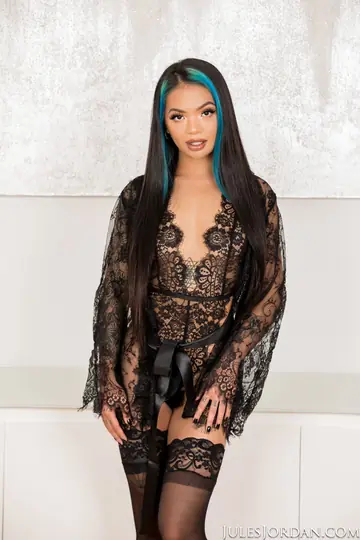 Paisley Page – Asian Brunette Undresses and Takes Anal Penetration