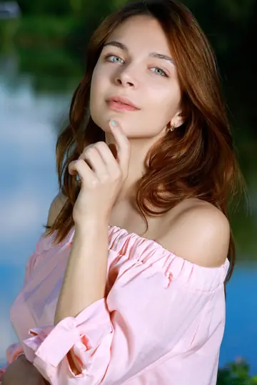 Russian Brunette Poses Nude Showing Her Hairy Bush
