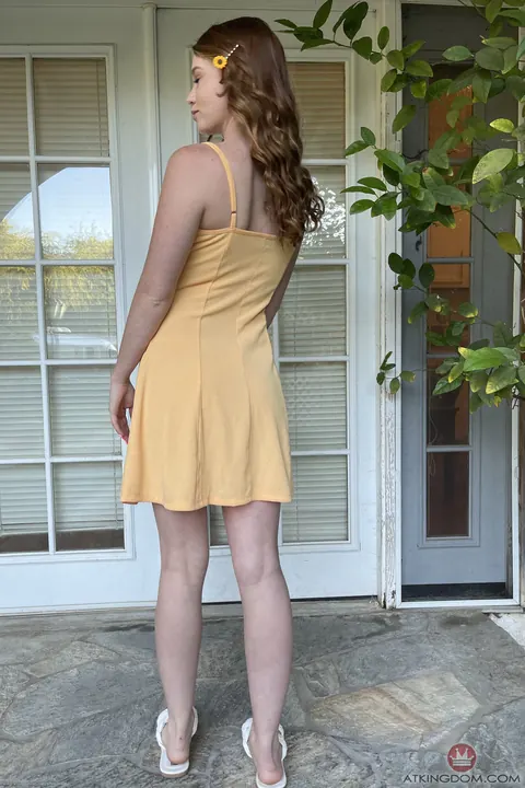 Mazy Myers: Petite Redhead Spreads Her Legs in Panties – photo 2 of 21