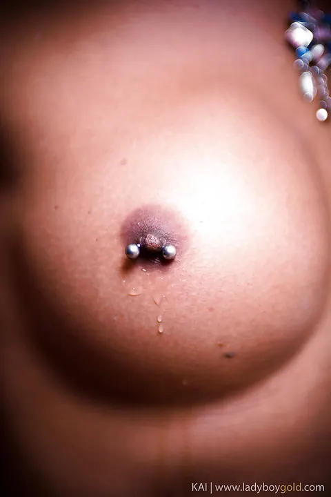 Blonde Thai Trans Woman with Pierced Tits Poses for Anal – photo 6 of 16