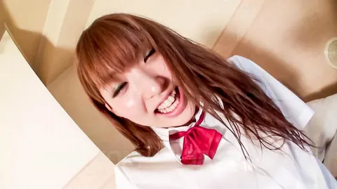 Sakura Anna: Japanese Brunette Gets Fucked in Hairy Pussy POV – photo 1 of 15