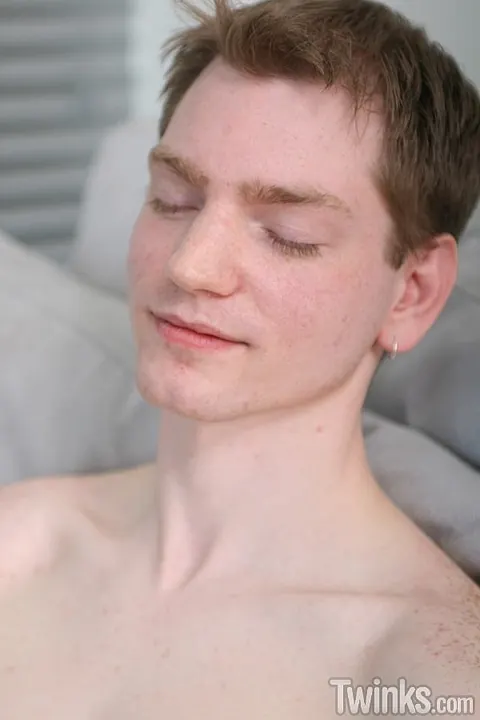 Twink Strips Nude and Jerks Off to a Cumshot – photo 19 of 21