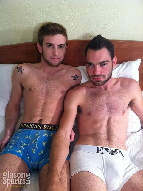 Hairy Guy Sinks onto His Partner Outdoors – photo 7 of 21