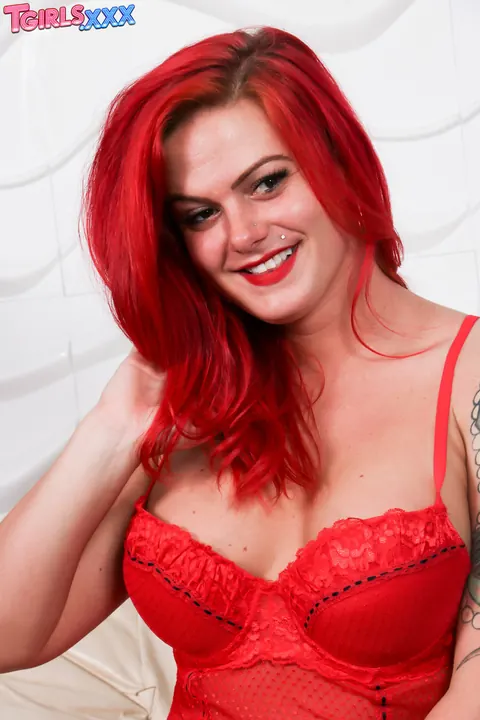 Curvy Trans Woman Strips Out of Her Dress – photo 4 of 16