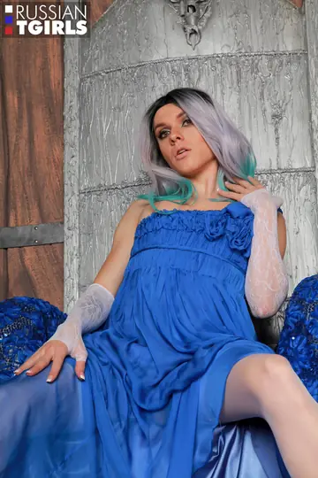 Russian Trans Woman Toys Her Asshole