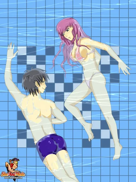 Trans Woman Takes Anal by the Pool – photo 2 of 12