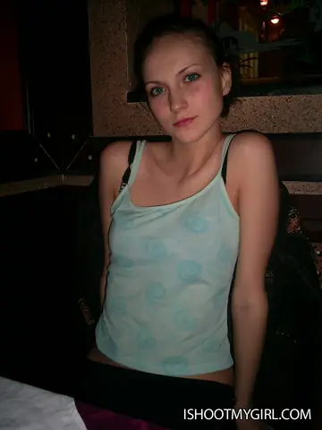 European Brunette Undresses, Kisses and Fucks Her Man