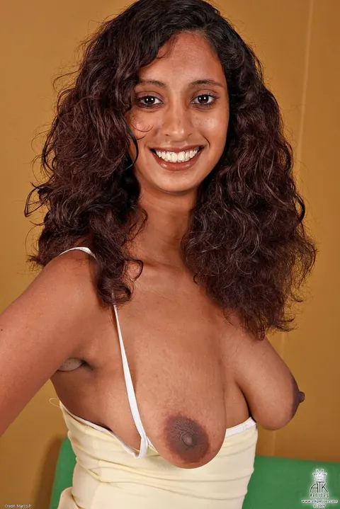 Slim Busty Latina Undresses and Spreads Her Shaved Pussy – photo 5 of 21